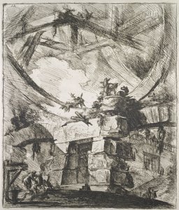 Carceri (Prison) IX, 1760 - Giovanni Battista Piranesi